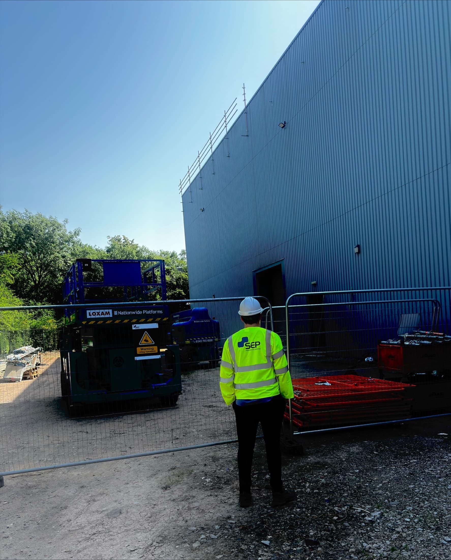 SEP completed process utilities installation in controlled environment