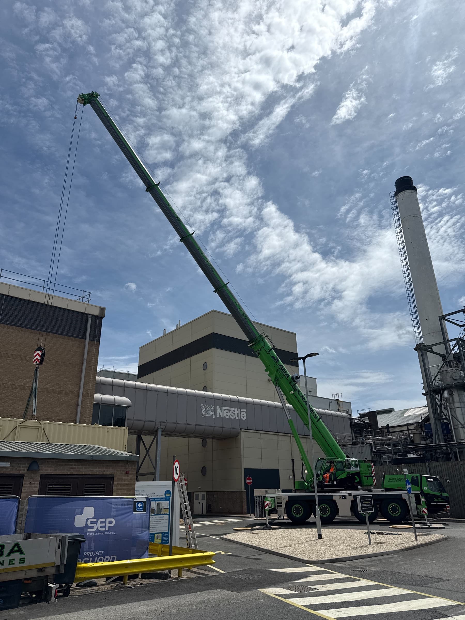 SEP on site at a live industrial project